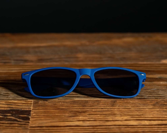 Moog Wayfarer-Style Sunglasses, Royal Blue